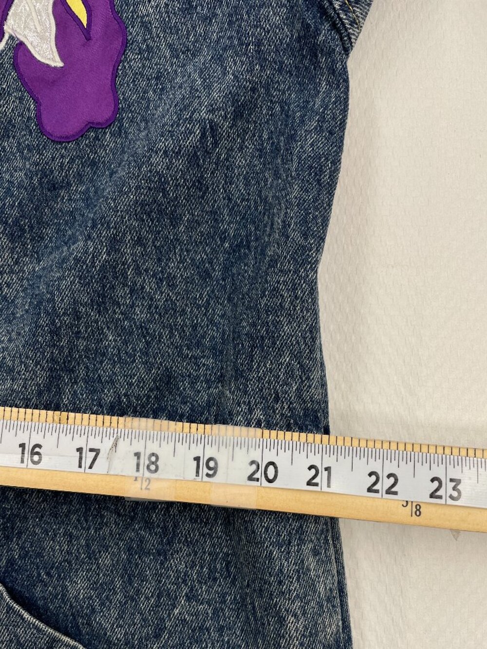 OshKosh B'Gosh Acid Wash Vintage Floral Y2K 90's Denim Chore Jacket Women's S - Picture 10 of 15
